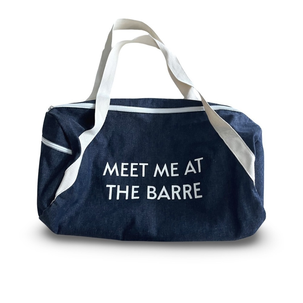 Private Party Meet Me at the Barre Gym Bag